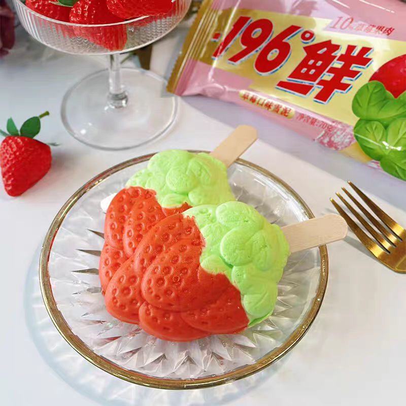 -196℃ (Strawberry Flavor) Popsicle